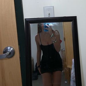 H&M black basic bodycon dress